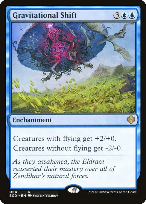 Starter Commander Decks - 54 - Gravitational Shift - Rare - U - Non-foil