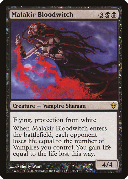 Zendikar - 100 - Malakir Bloodwitch - Rare - B - Non-foil