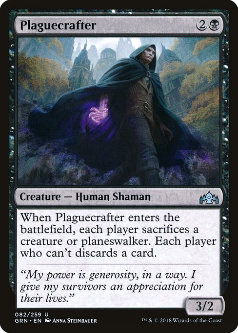 Guilds of Ravnica - 82 - Plaguecrafter - Uncommon - B - Non-foil