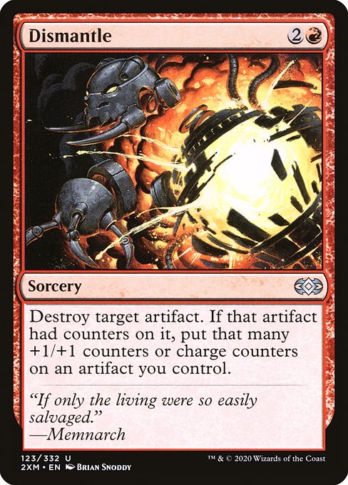 Double Masters - 123 - Dismantle - Uncommon - R - Foil