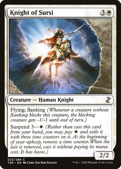 Time Spiral Remastered - 22 - Knight of Sursi - Common - W - Non-foil