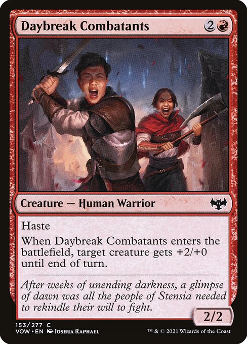 Innistrad: Crimson Vow - 153 - Daybreak Combatants - Common - R - Non-foil