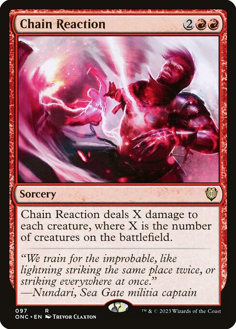 Phyrexia: All Will Be One Commander - 97 - Chain Reaction - Rare - R - Non-foil