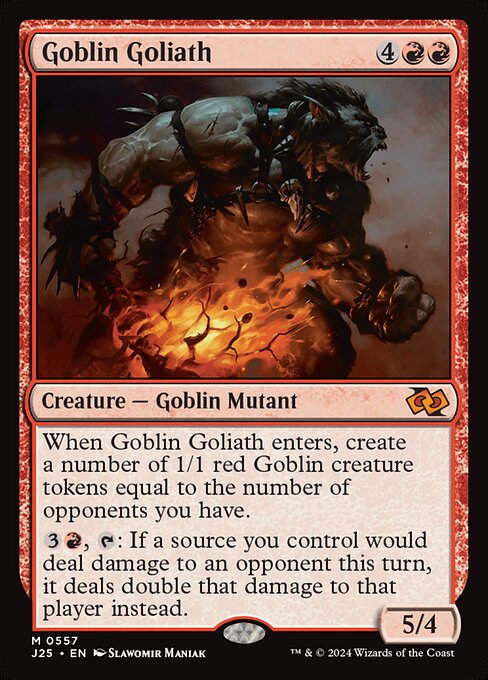Foundations Jumpstart - 557 - Goblin Goliath - Mythic - R - Non-foil