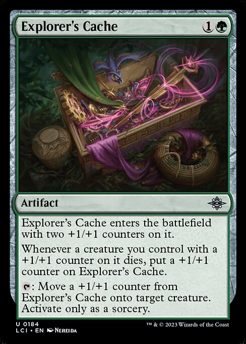The Lost Caverns of Ixalan - 184 - Explorer's Cache - Uncommon - G - Non-foil