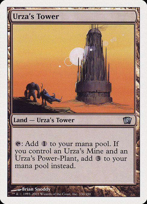 Eighth Edition - 330 - Urza's Tower - Uncommon - C - Non-foil