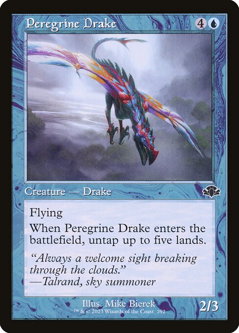 Dominaria Remastered - 292 - Peregrine Drake - Common - U - Non-foil