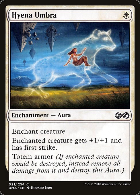 Ultimate Masters - 21 - Hyena Umbra - Common - W - Non-foil