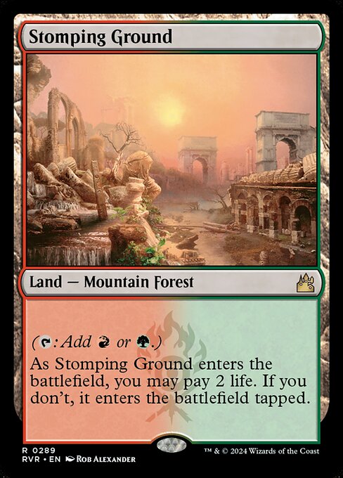 Ravnica Remastered - 289 - Stomping Ground - Rare - C - Non-foil