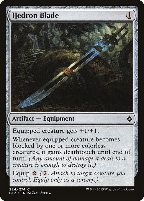 Battle for Zendikar - 224 - Hedron Blade - Common - C - Non-foil