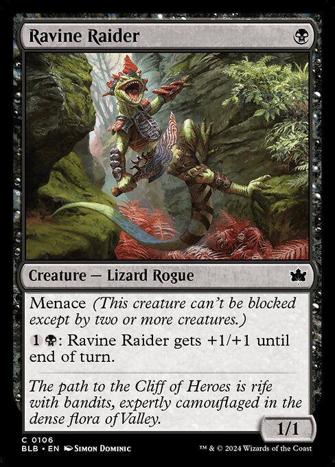 Bloomburrow - 106 - Ravine Raider - Common - B - Foil