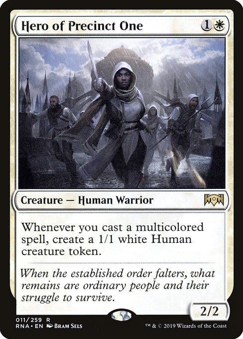 Ravnica Allegiance - 11 - Hero of Precinct One - Rare - W - Non-foil
