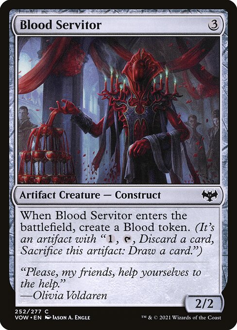 Innistrad: Crimson Vow - 252 - Blood Servitor - Common - C - Non-foil