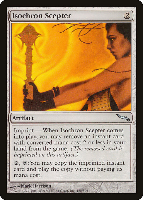 Mirrodin - 188 - Isochron Scepter - Uncommon - C - Foil