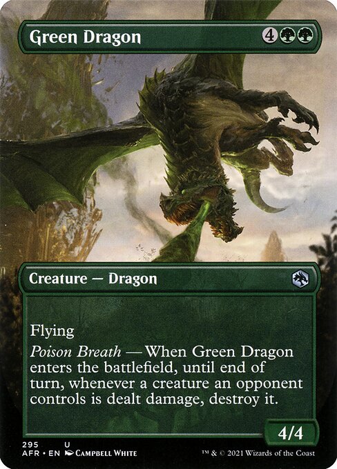 Adventures in the Forgotten Realms - 295 - Green Dragon - Uncommon - G - Non-foil