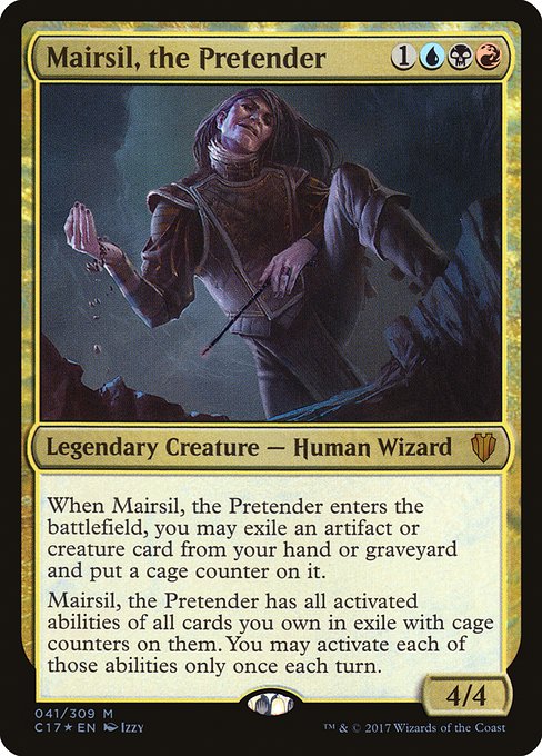 Commander 2017 - 41 - Mairsil, the Pretender - Mythic - Multi - Foil