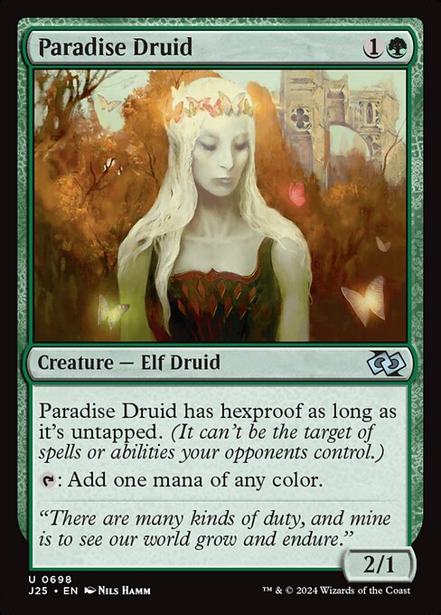 Foundations Jumpstart - 698 - Paradise Druid - Uncommon - G - Non-foil