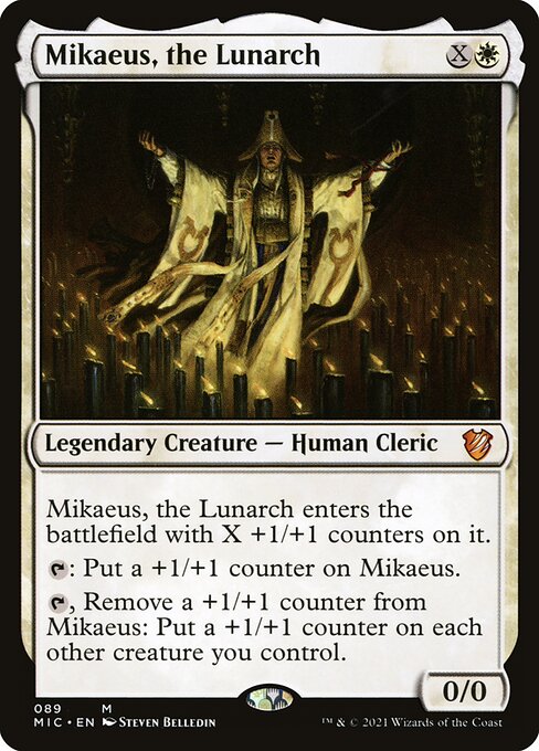 Midnight Hunt Commander - 89 - Mikaeus, the Lunarch - Mythic - W - Non-foil