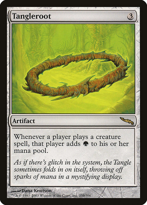 Mirrodin - 259 - Tangleroot - Rare - C - Non-foil