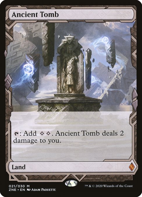 Zendikar Rising Expeditions - 21 - Ancient Tomb - Mythic - C - Foil