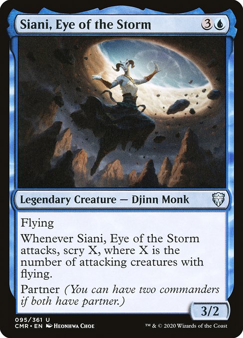 Commander Legends - 95 - Siani, Eye of the Storm - Uncommon - U - Non-foil