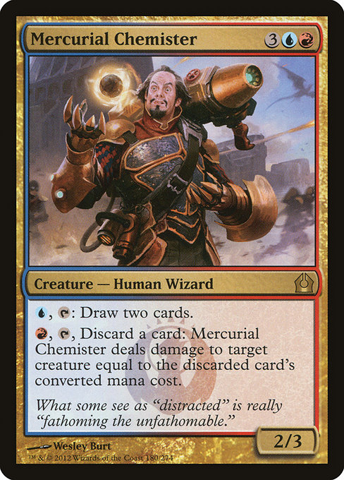 Return to Ravnica - 180 - Mercurial Chemister - Rare - UR - Non-foil