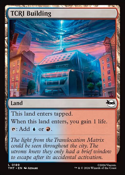 Teenage Mutant Ninja Turtles - 189 - TCRI Building - Common - C - Non-foil