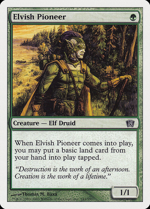 Eighth Edition - 243 - Elvish Pioneer - Common - G - Non-foil