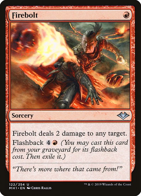 Modern Horizons - 122 - Firebolt - Uncommon - R - Non-foil