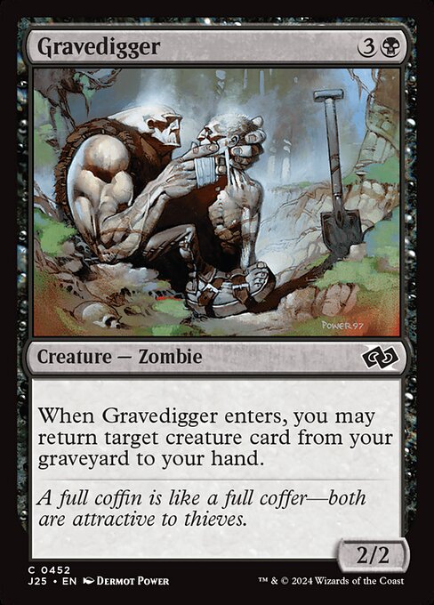 Foundations Jumpstart - 452 - Gravedigger - Common - B - Non-foil