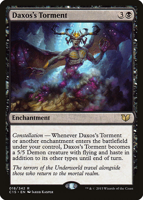 Commander 2015 - 18 - Daxos's Torment - Rare - B - Non-foil