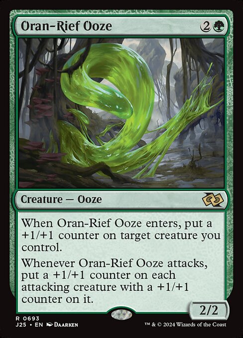 Foundations Jumpstart - 693 - Oran-Rief Ooze - Rare - G - Non-foil