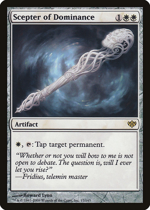 Conflux - 17 - Scepter of Dominance - Rare - W - Non-foil