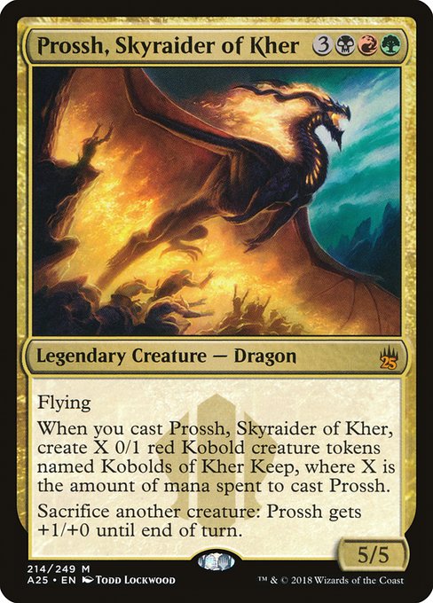 Masters 25 - 214 - Prossh, Skyraider of Kher - Mythic - Multi - Non-foil