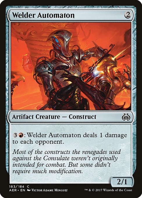 Aether Revolt - 183 - Welder Automaton - Common - C - Non-foil