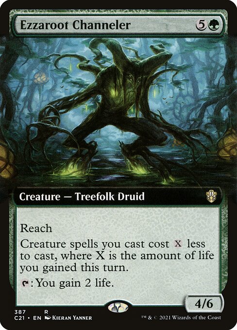 Commander 2021 - 387 - Ezzaroot Channeler - Rare - G - Non-foil