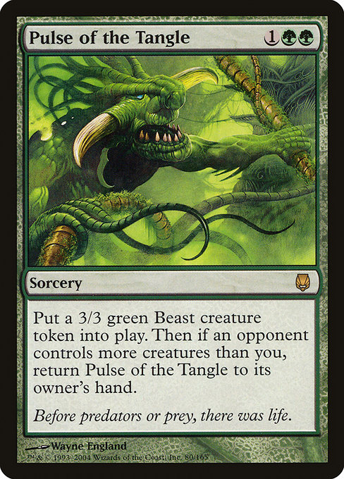Darksteel - 80 - Pulse of the Tangle - Rare - G - Non-foil