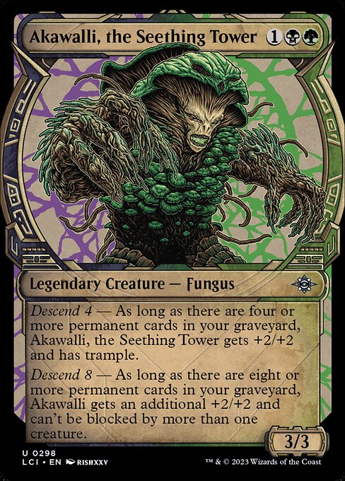 The Lost Caverns of Ixalan - 298 - Akawalli, the Seething Tower - Uncommon - BG - Non-foil