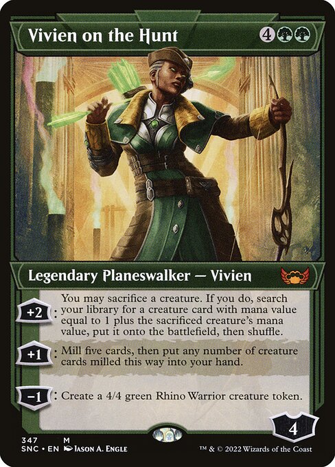 Streets of New Capenna - 347 - Vivien on the Hunt - Mythic - G - Foil