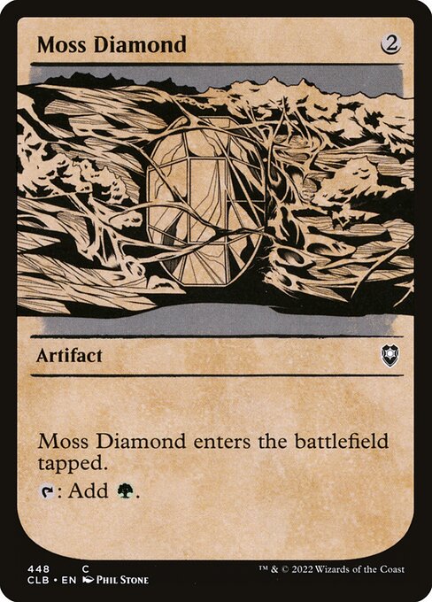 Commander Legends: Battle for Baldur's Gate - 448 - Moss Diamond - Common - C - Non-foil