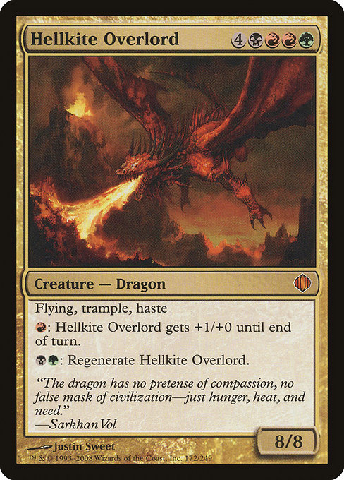 Shards of Alara - 172 - Hellkite Overlord - Mythic - Multi - Non-foil