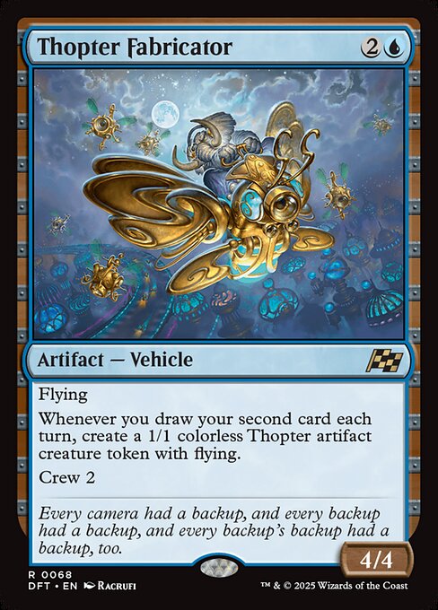 Aetherdrift - 68 - Thopter Fabricator - Rare - U - Non-foil