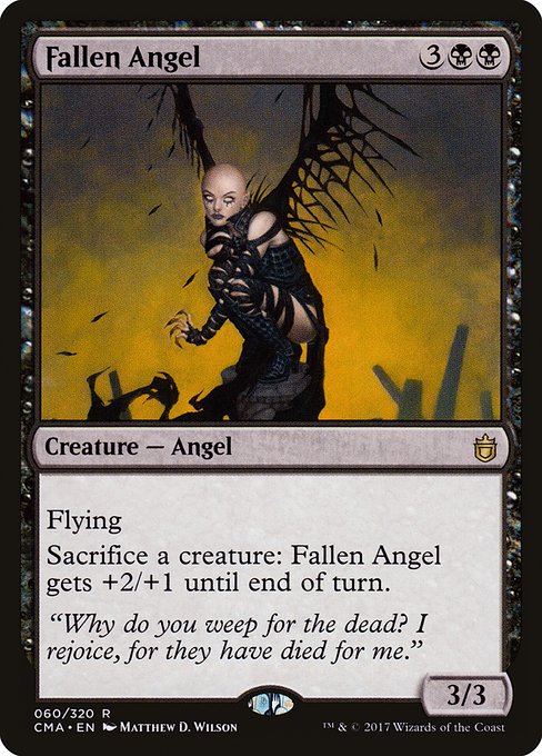 Commander Anthology - 60 - Fallen Angel - Rare - B - Non-foil