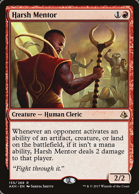 Amonkhet - 135 - Harsh Mentor - Rare - R - Non-foil