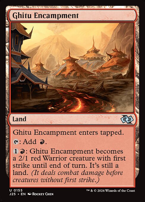 Foundations Jumpstart - 155 - Ghitu Encampment - Uncommon - C - Non-foil