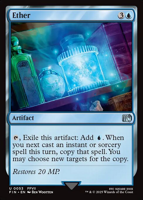 Final Fantasy - 53 - Ether - Uncommon - U - Foil