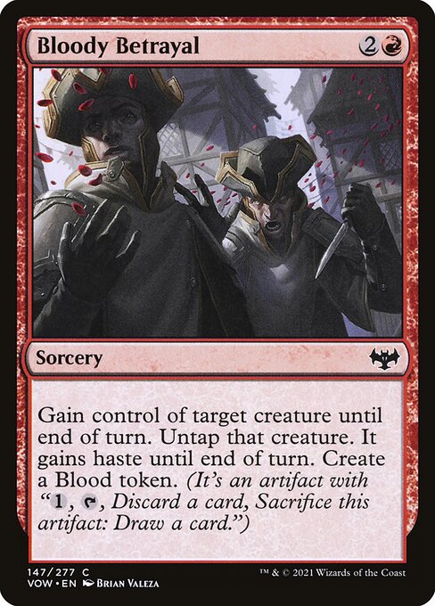 Innistrad: Crimson Vow - 147 - Bloody Betrayal - Common - R - Non-foil