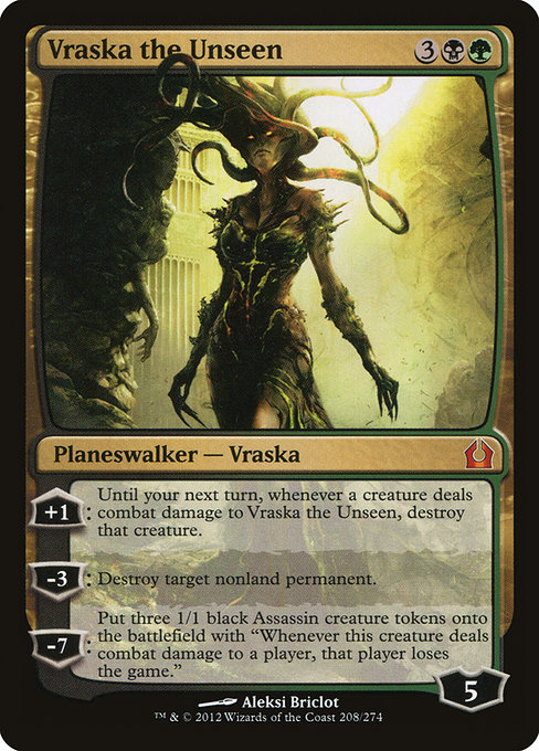Return to Ravnica - 208 - Vraska the Unseen - Mythic - BG - Non-foil