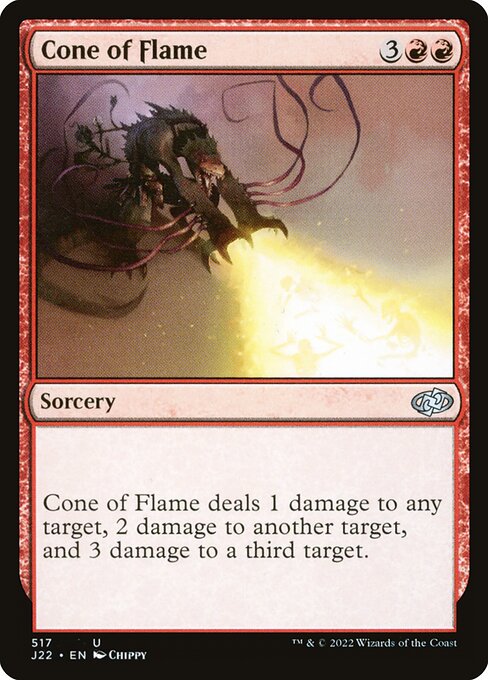Jumpstart 2022 - 517 - Cone of Flame - Uncommon - R - Non-foil