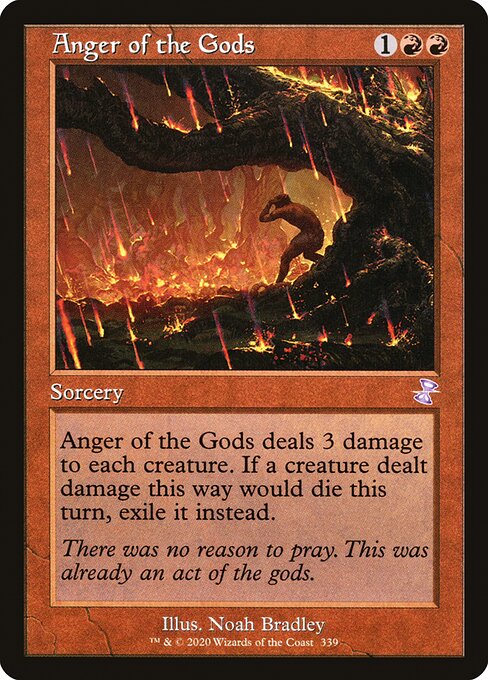 Time Spiral Remastered - 339 - Anger of the Gods - Special - R - Non-foil